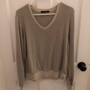 Grey Wildfox long sleeve